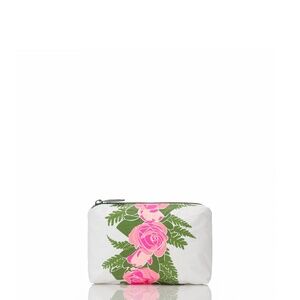 ALOHA Collection MINI POUCH- Pink Floral 6" W x 3.75" H NWT